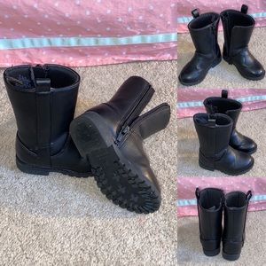 Baby Black Tall Boots